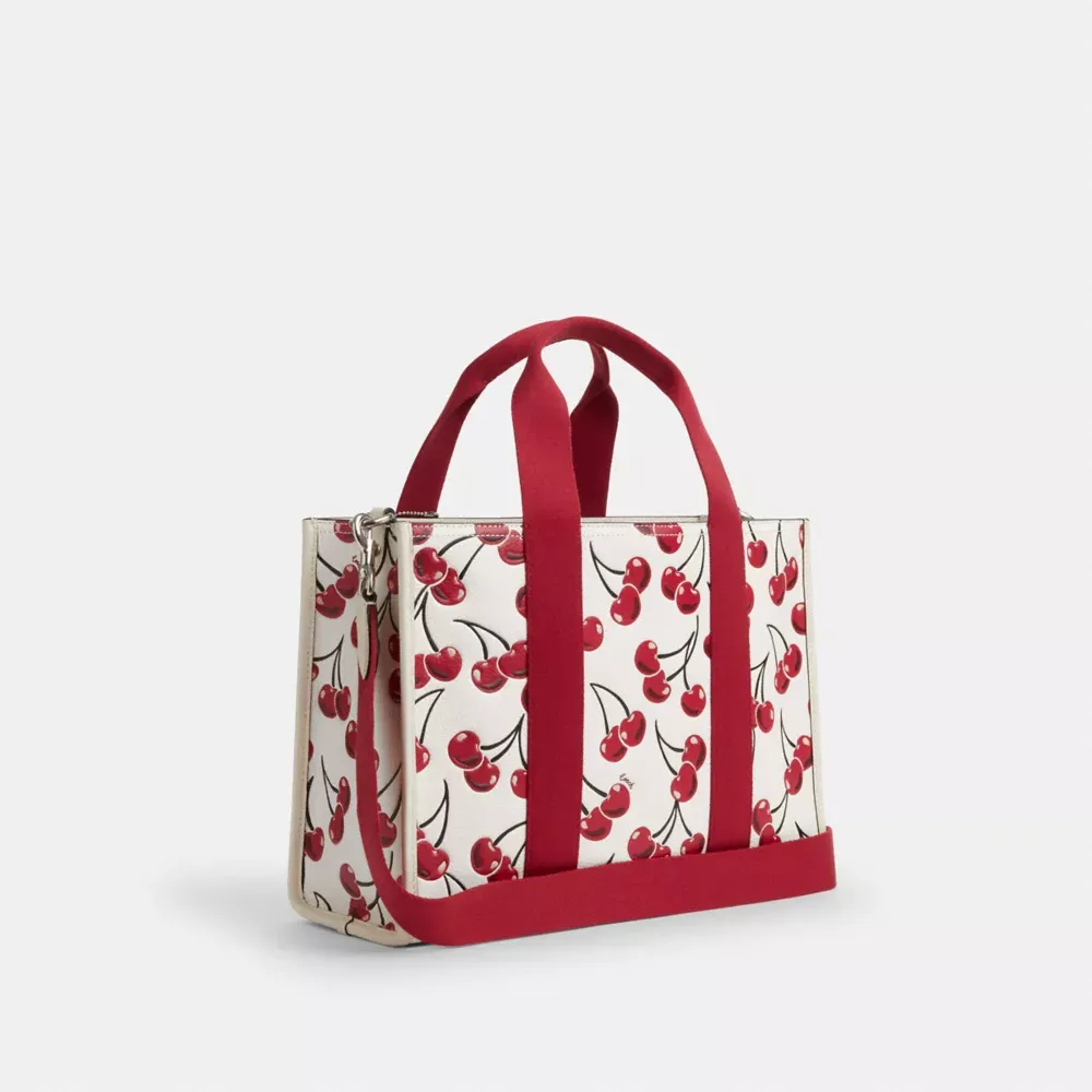 Smith Tote Bag With Cherry Print