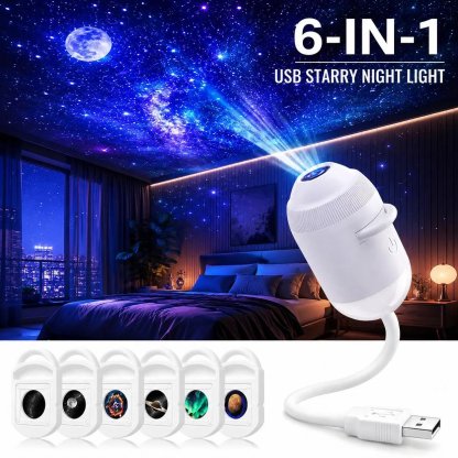 Plug-And-Play Hd Star Projector