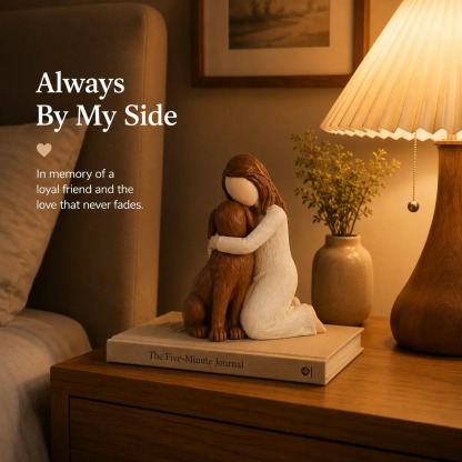 Dog Memorial Angel Resin Figurine Statue