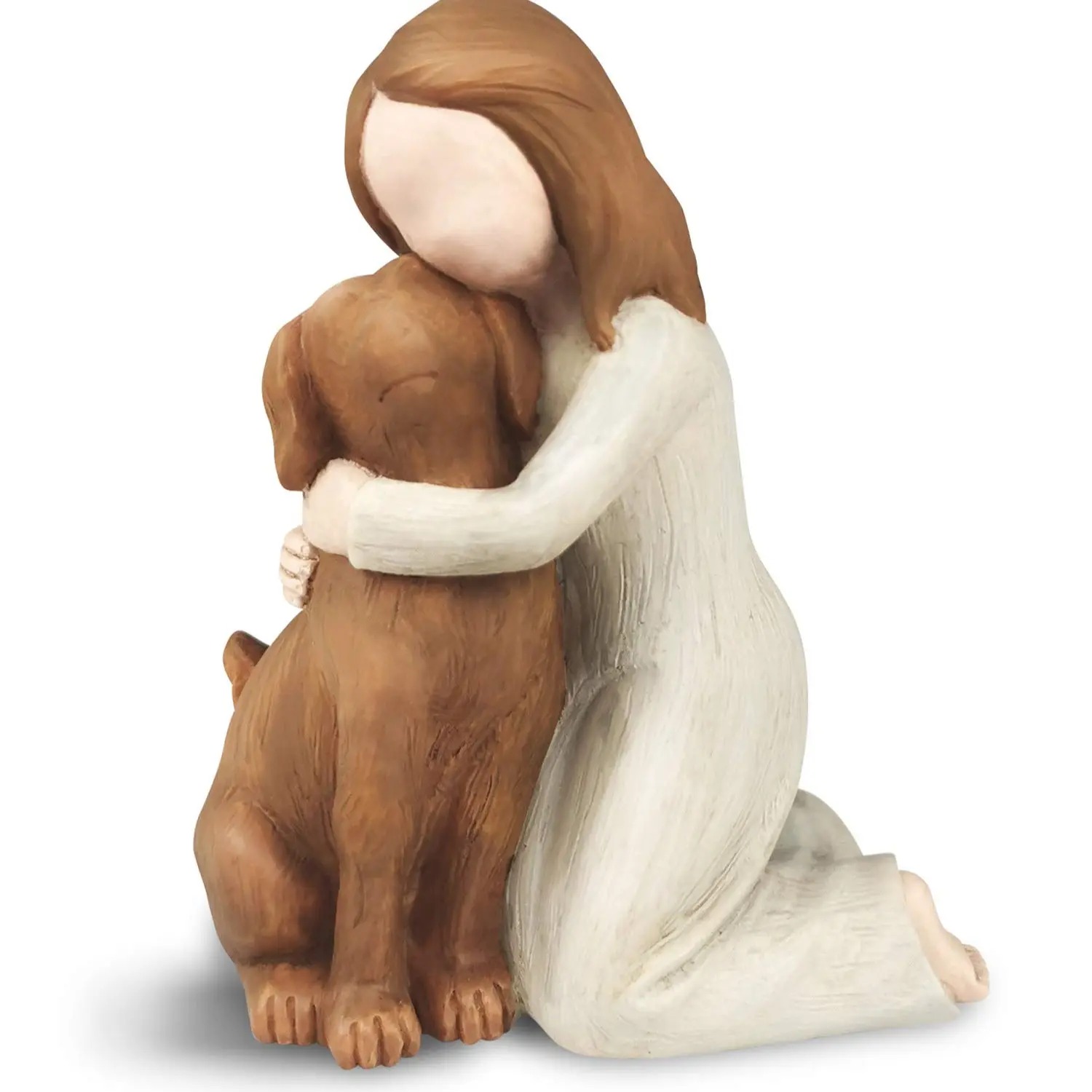 Dog Memorial Angel Resin Figurine Statue