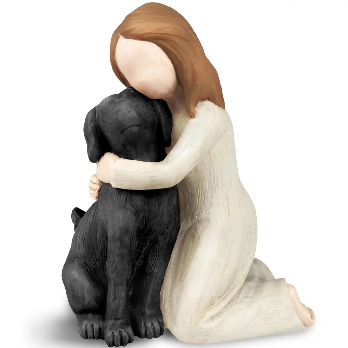Dog Memorial Angel Resin Figurine Statue