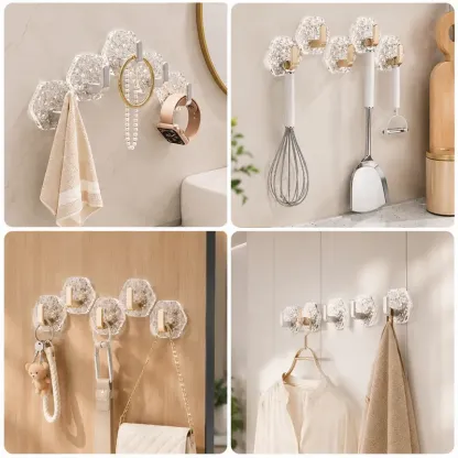 Waterproof Rustproof Sticky Hooks For