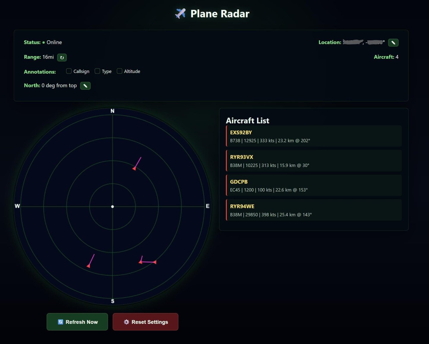 Miniature Desktop Aircraft Radar