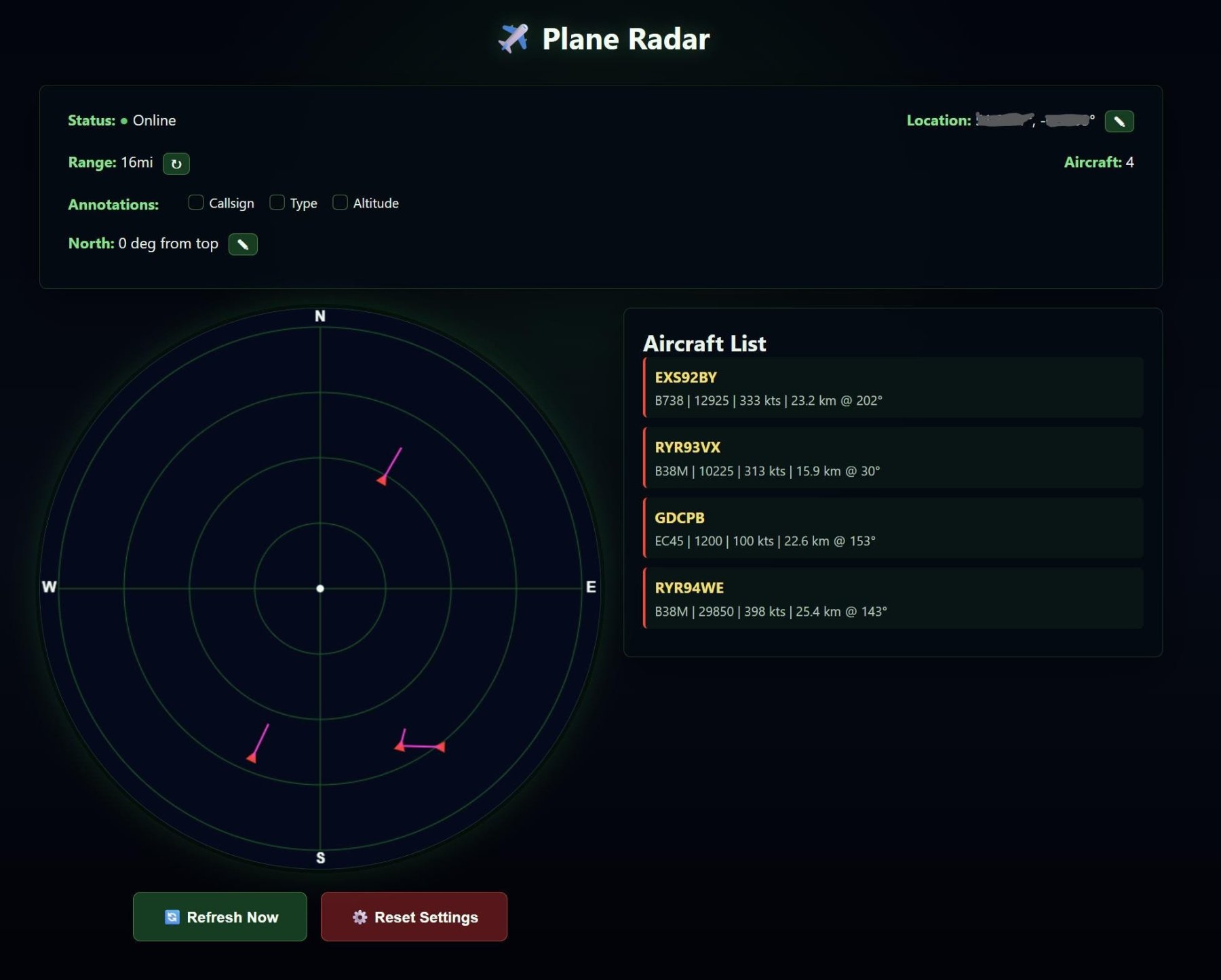 Miniature Desktop Aircraft Radar