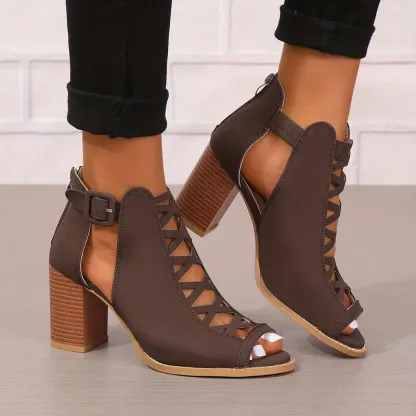 Women's Chunky Heeled Sandals