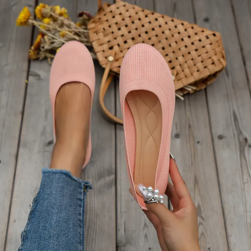 Women Comfortable Breathable Slip On Arch Support Casual Shoes