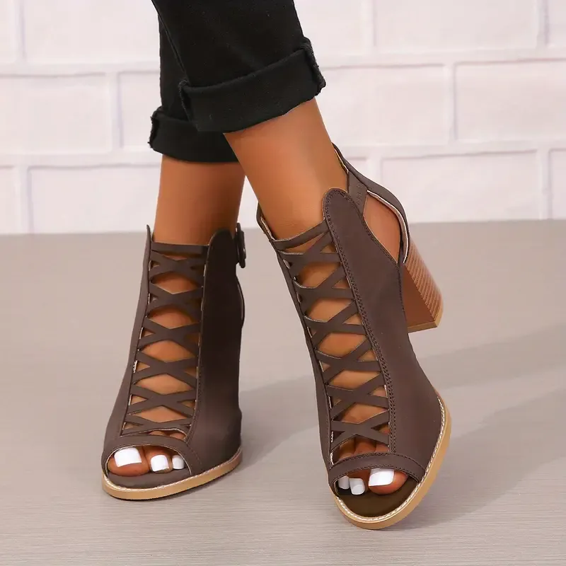 Women's Chunky Heeled Sandals
