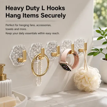 Waterproof Rustproof Sticky Hooks For