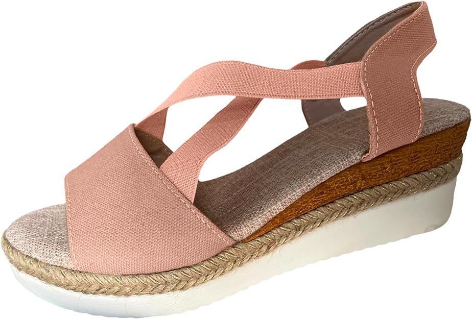 Women's Chunky Platform Classic Flat Bottom Slope Heel Sandals