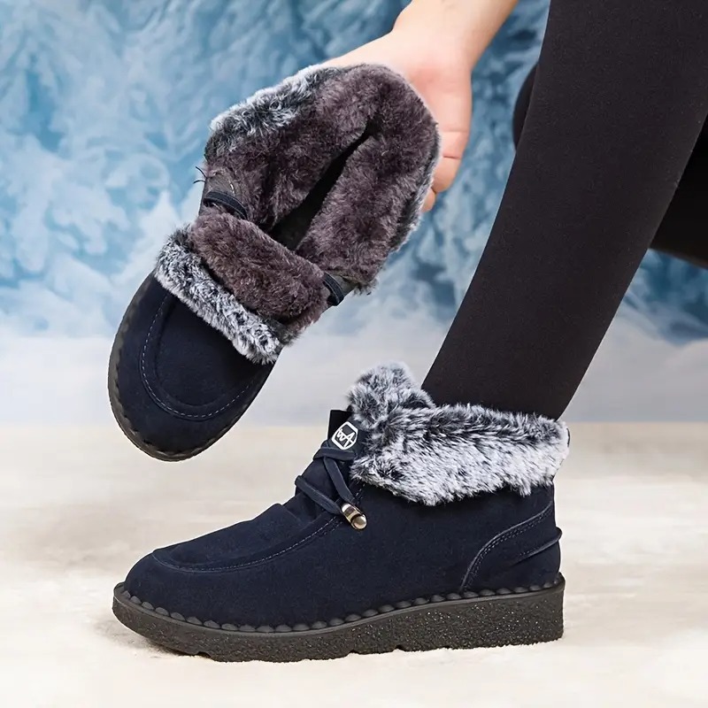 Women's Plush Lined Ankle Boots