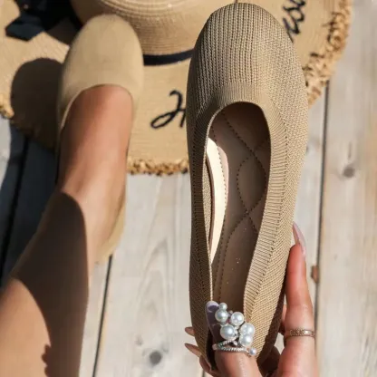 Women Comfortable Breathable Slip On Arch Support Casual Shoes