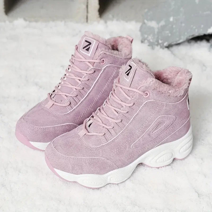 Winter thickened velvet warm sports cotton boots