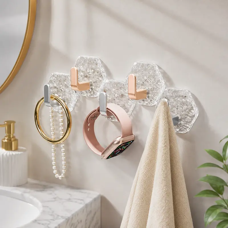 Waterproof Rustproof Sticky Hooks For