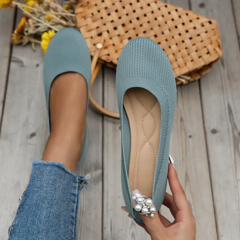 Women Comfortable Breathable Slip On Arch Support Casual Shoes