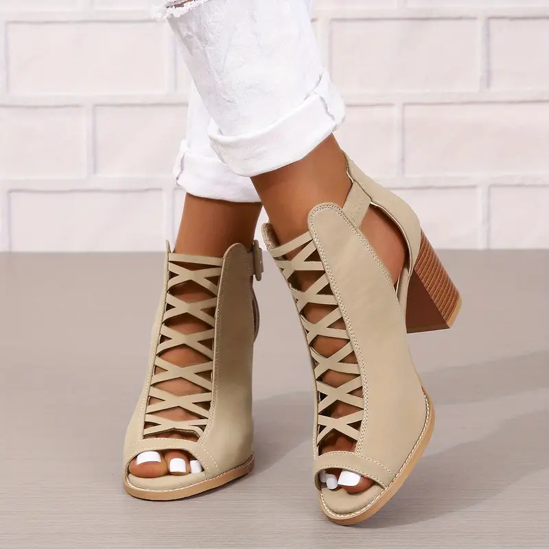 Women's Chunky Heeled Sandals