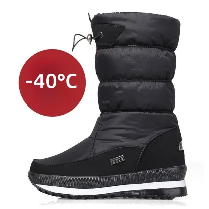 Premium Waterproof Faux Fur Non-Slip Women's Snow Boots