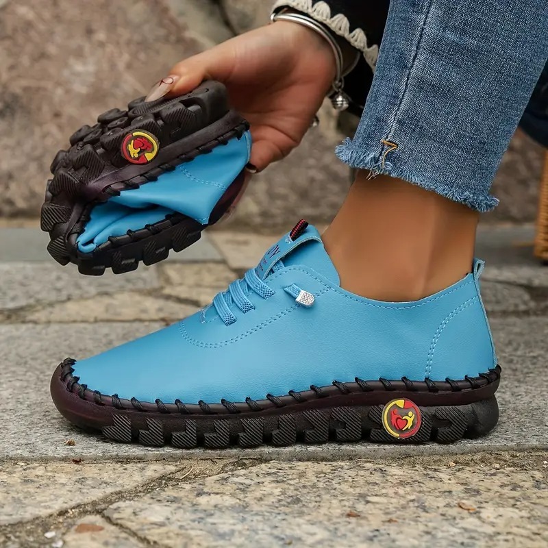 Women's Solid Color Flatform Shoes