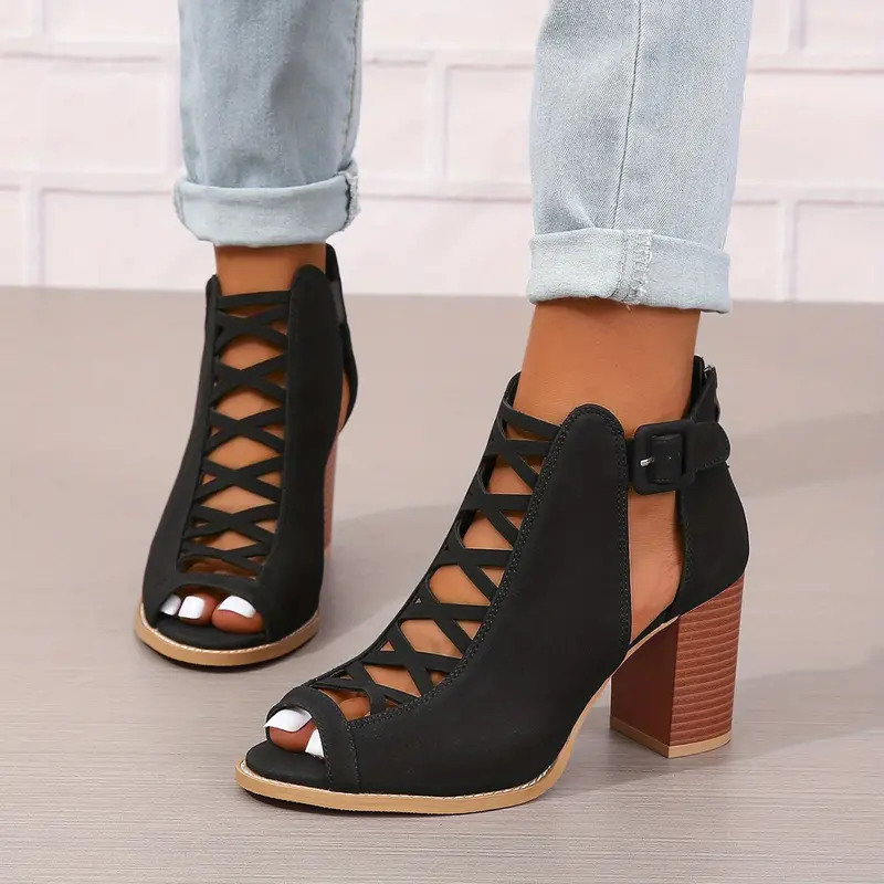 Women's Chunky Heeled Sandals