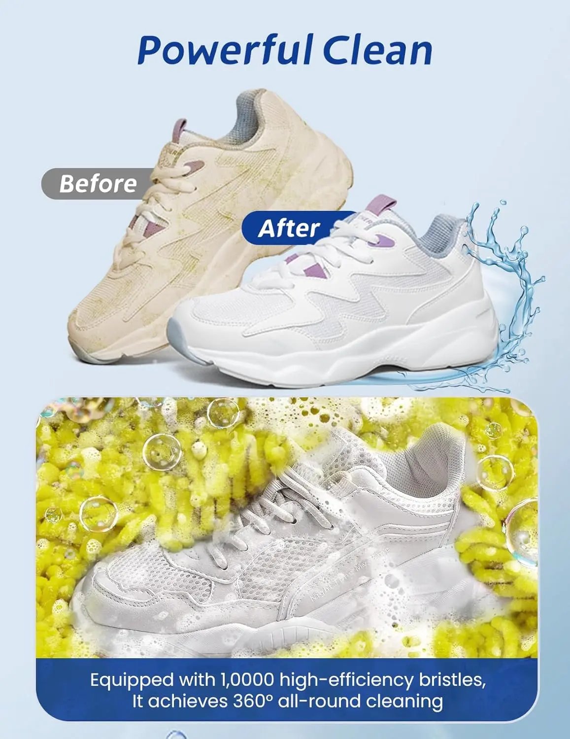 Cleaning in progress