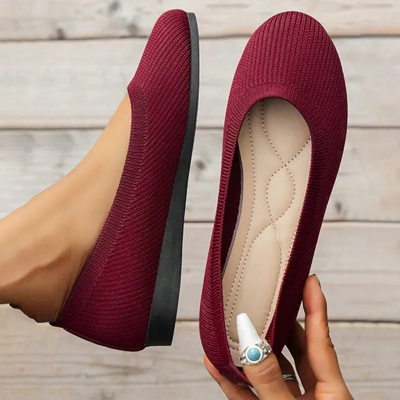 Women Comfortable Breathable Slip On Arch Support Casual Shoes