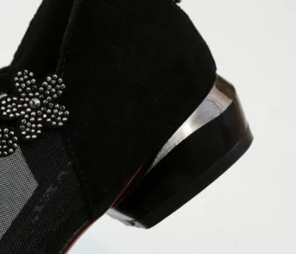 Women's comfortable zippered sexy shoes