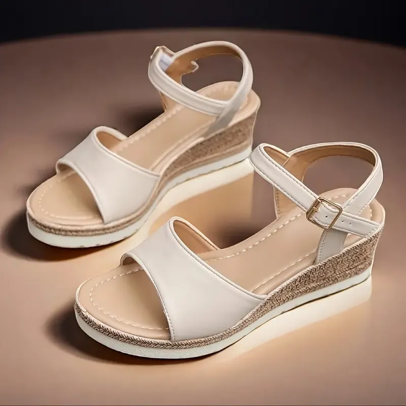 Women's Comfort Classic Wedge Bowtie Slide Sandals