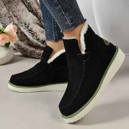 Women's Winter Ankle Boots with Faux Fur Lining