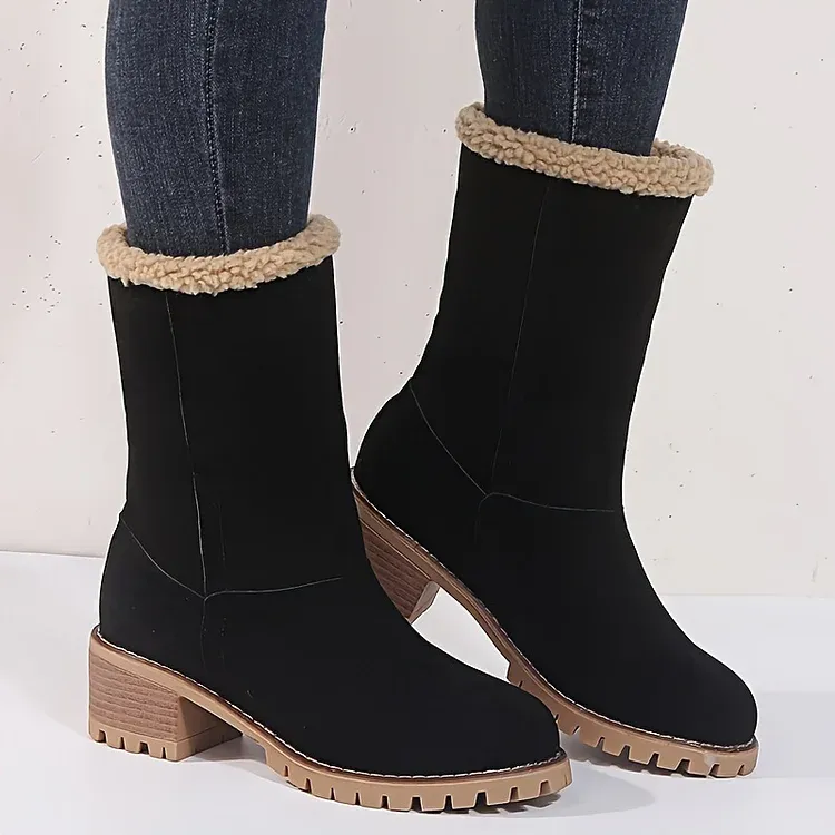 Women's Soft Waterproof Wool Lining Boots