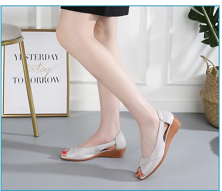 Women's Sandals for Bunions Ladies Fashion Summer Solid Color Fabric Casual