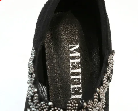 Women's comfortable zippered sexy shoes