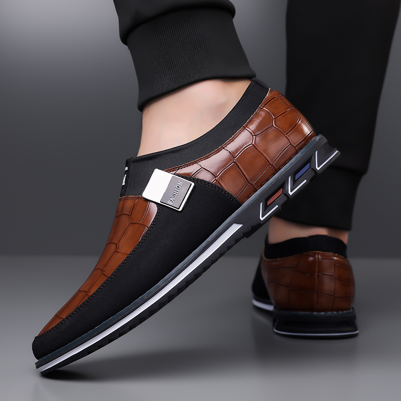 Men's Fashion Calfskin Leather Shoes