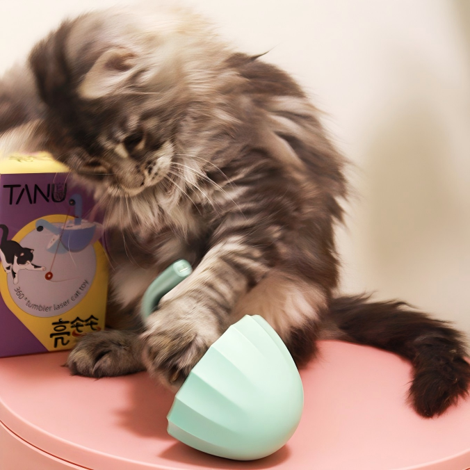 Hands-Free Self-Play Cat Toy: The Non-Stop Tumbler