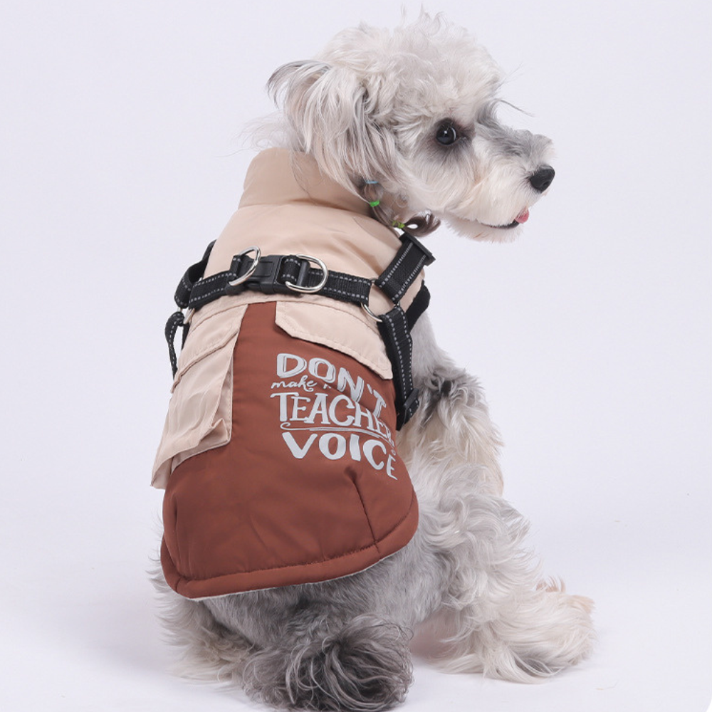 Nifty Paw Insulated Dog Vest & Harness
