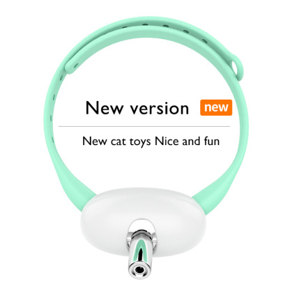 RUAYIRUA Cross-Border Amazon Independent Smart Laser Cat Teaser Collar Laser Cat Teaser Toy Pet Supplies