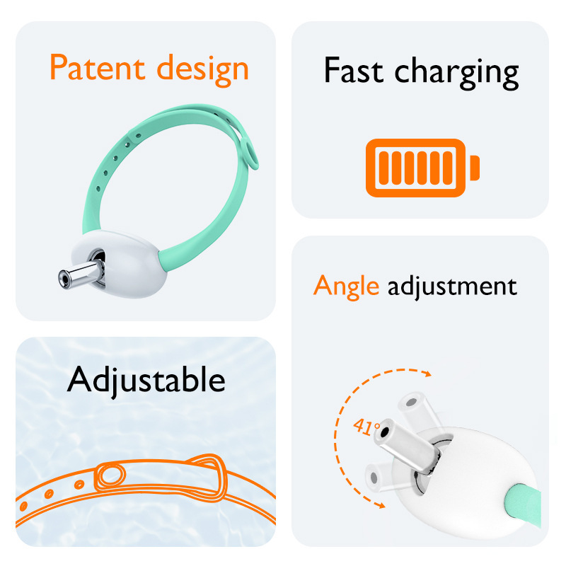 RUAYIRUA Cross-Border Amazon Independent Smart Laser Cat Teaser Collar Laser Cat Teaser Toy Pet Supplies