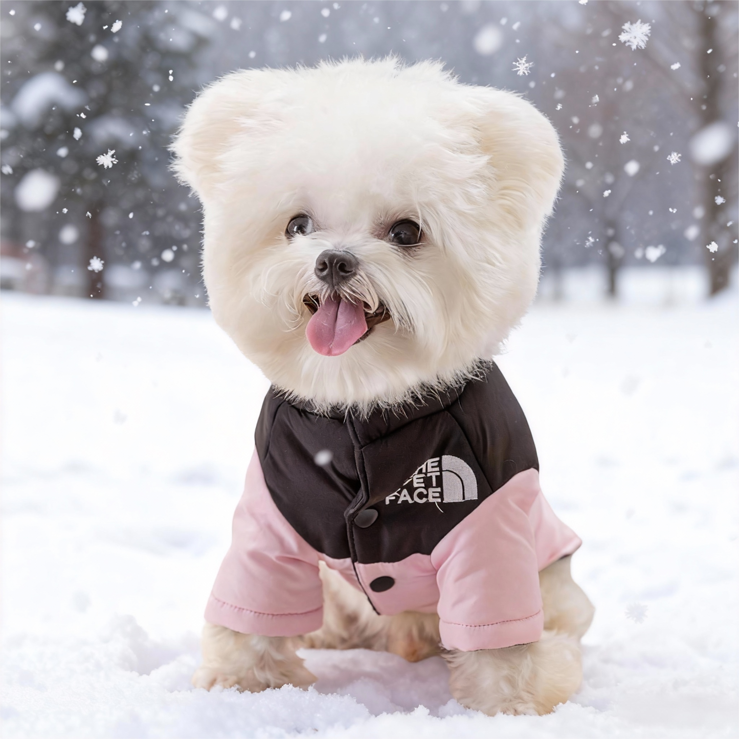 The North Face-Inspired Puppy Winter Coat