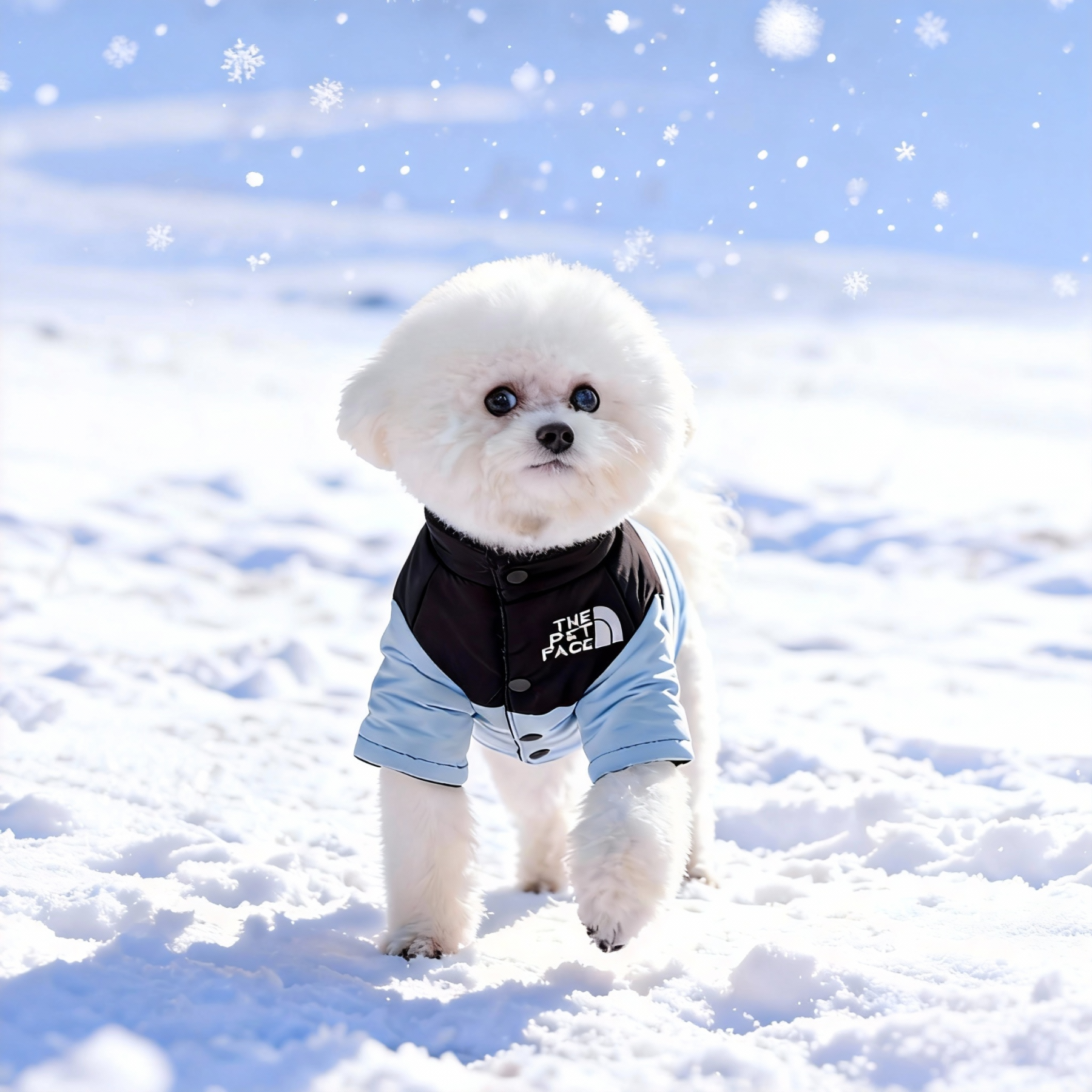 The North Face-Inspired Puppy Winter Coat