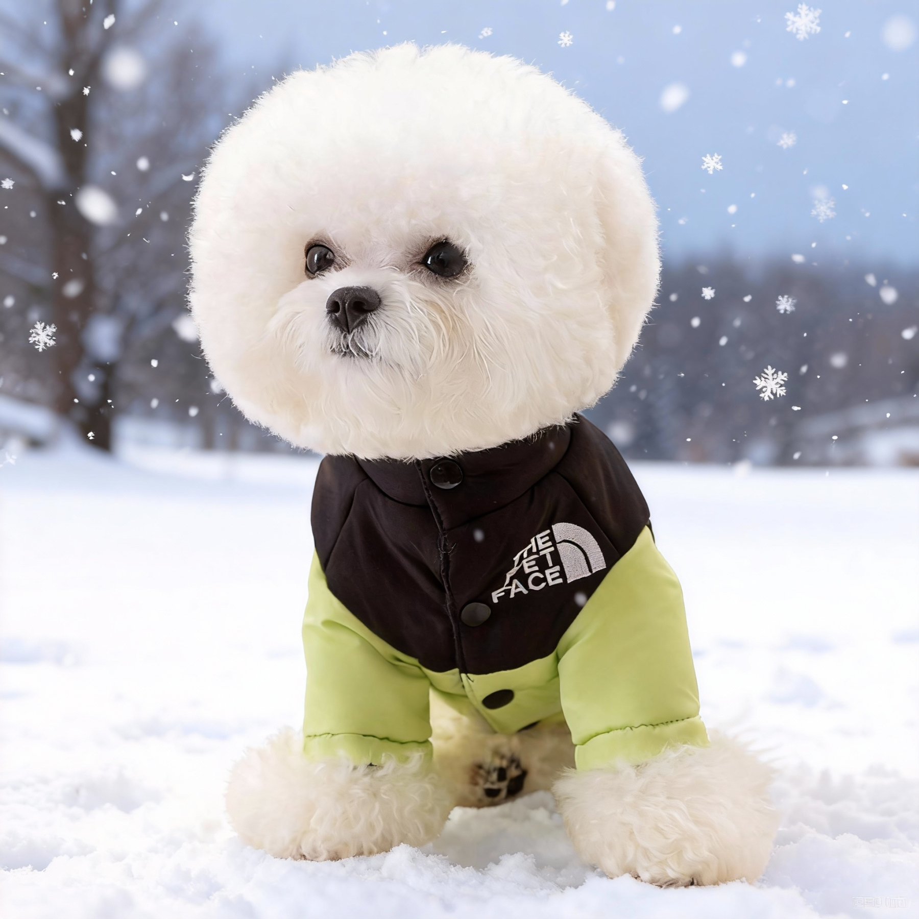 The North Face-Inspired Puppy Winter Coat