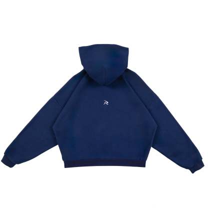DARK BLUE - BAthtLACLAVA ZIP HOODIE -