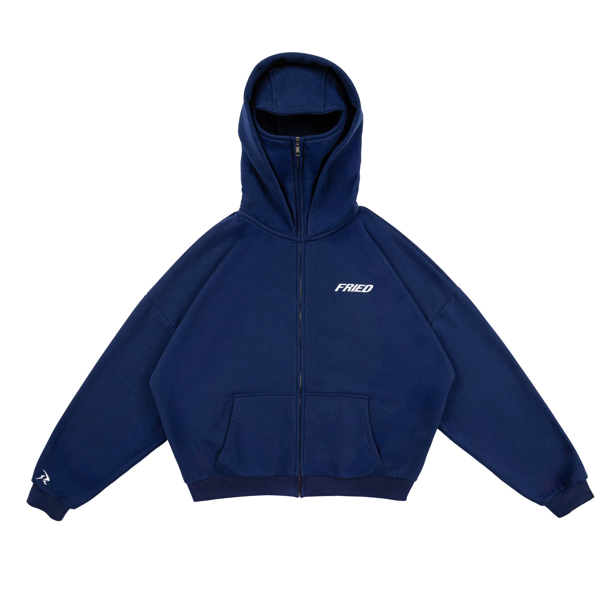 DARK BLUE - BAthtLACLAVA ZIP HOODIE -