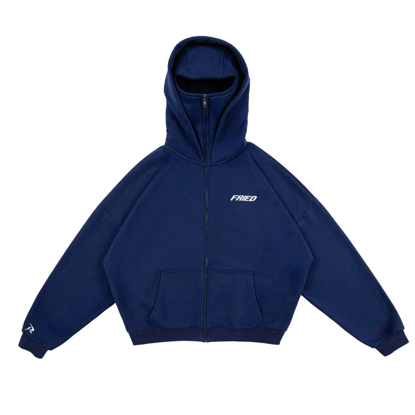 DARK BLUE - BAthtLACLAVA ZIP HOODIE -