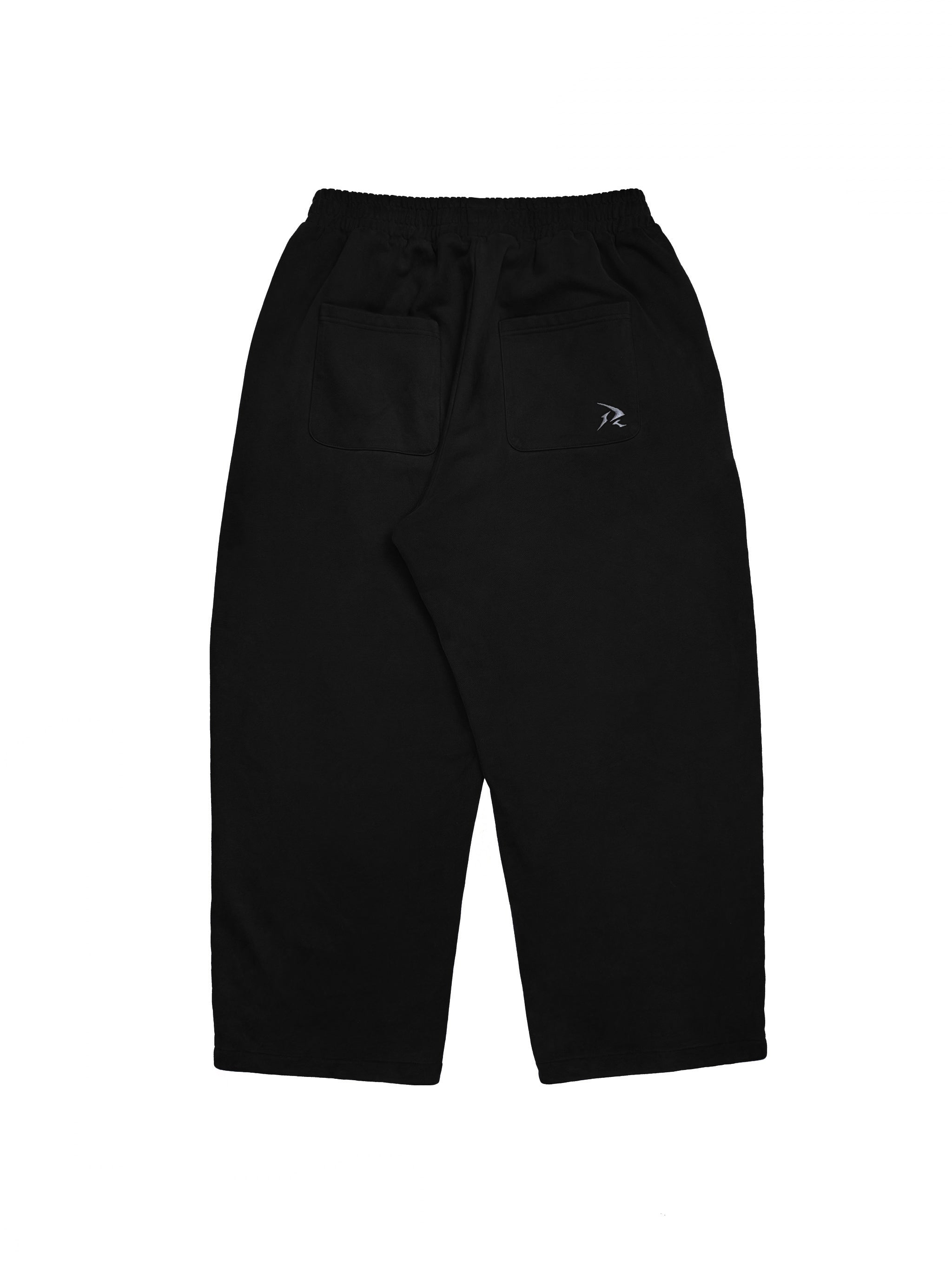 BLACK/GREY - OPEN LEG JOGGER -