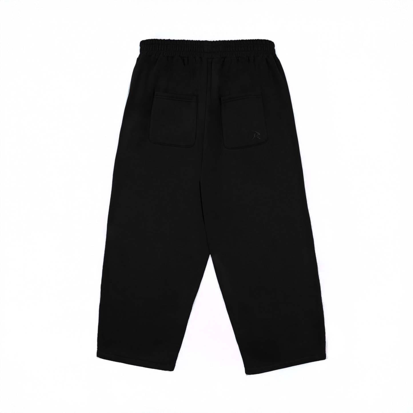 ALL BLACK - OPEN LEG JOGGER -