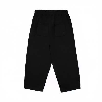 ALL BLACK - OPEN LEG JOGGER -