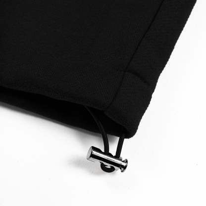 ALL BLACK - OPEN LEG JOGGER -