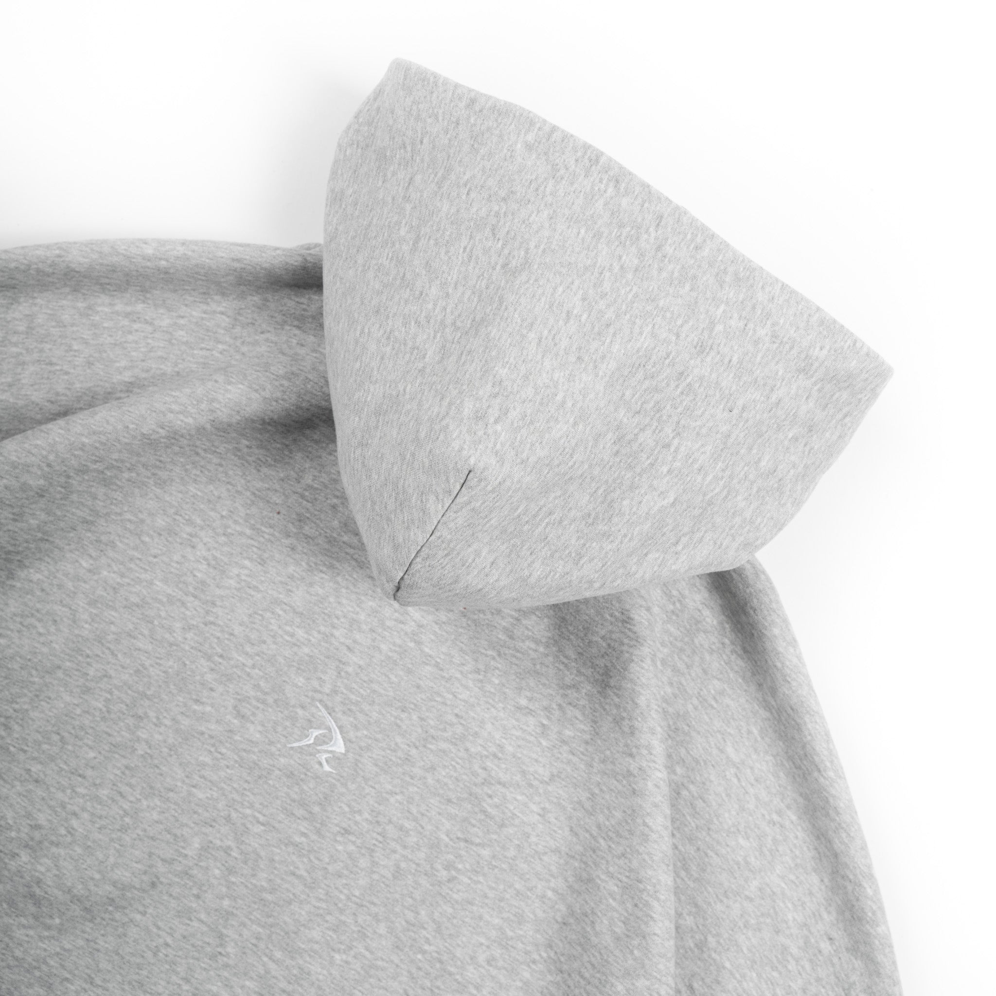 MELANGE GREY - BAthtLACLAVA ZIP HOODIE -