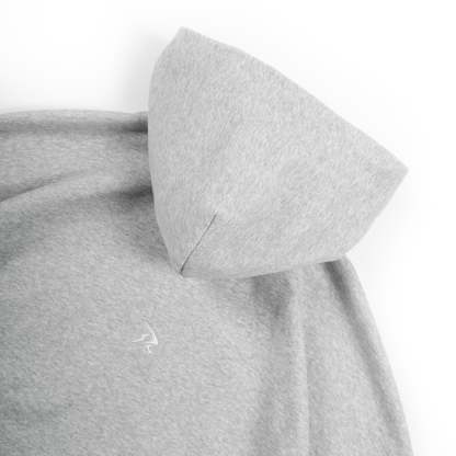 MELANGE GREY - BAthtLACLAVA ZIP HOODIE -