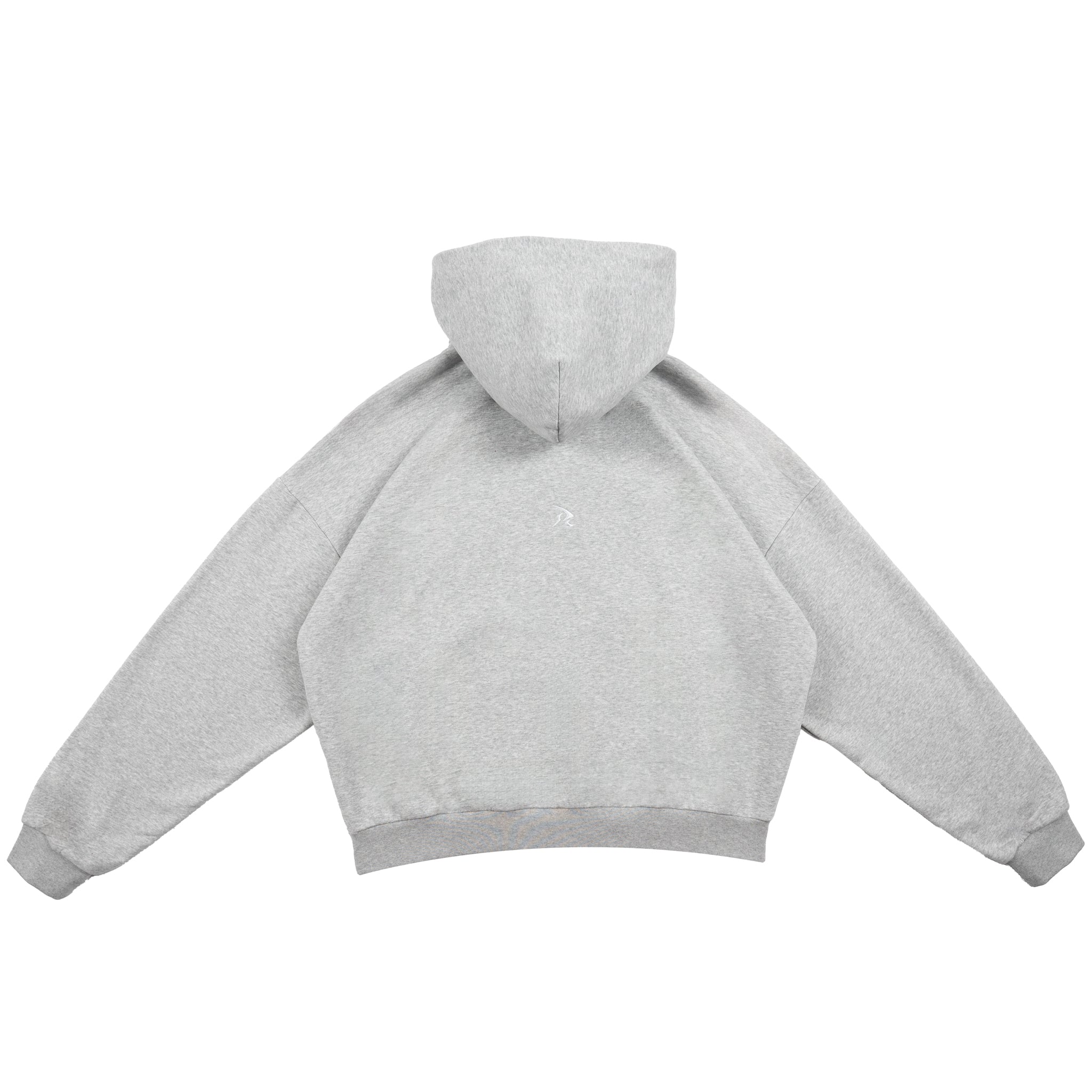 MELANGE GREY - BAthtLACLAVA ZIP HOODIE -