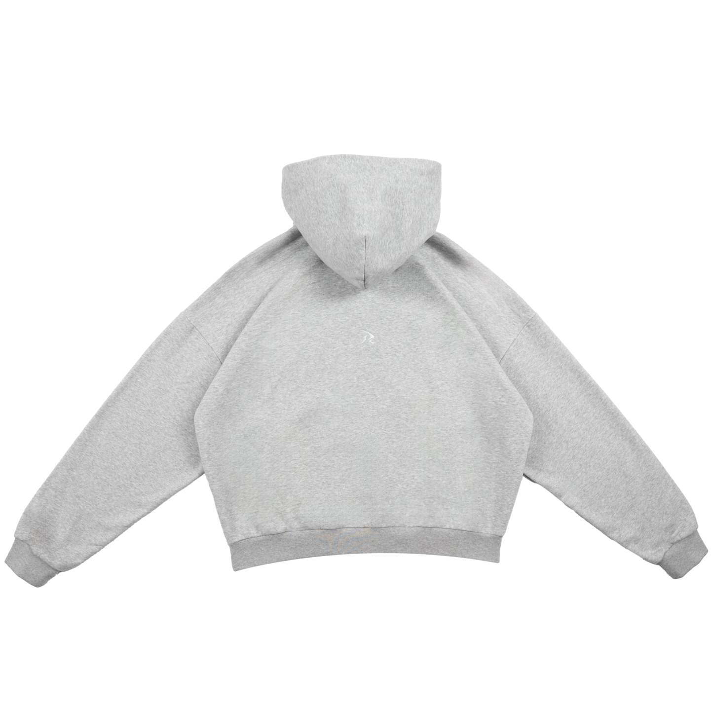MELANGE GREY - BAthtLACLAVA ZIP HOODIE -