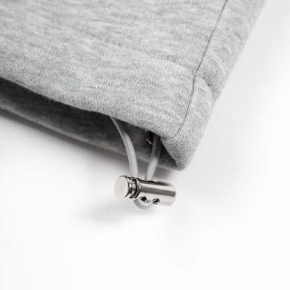 MELANGE GREY - OPEN LEG JOGGER -